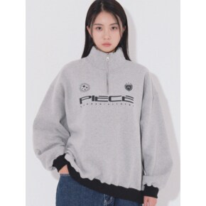 PIECE TEAM HALF ZIP CREW (GREY)