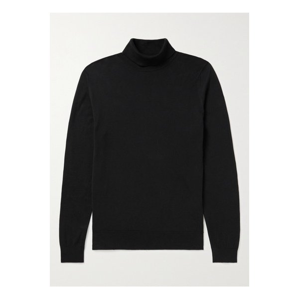 호울리 슬림핏 시아 아일랜드 코튼 롤넥 스웨터 1647597294295044