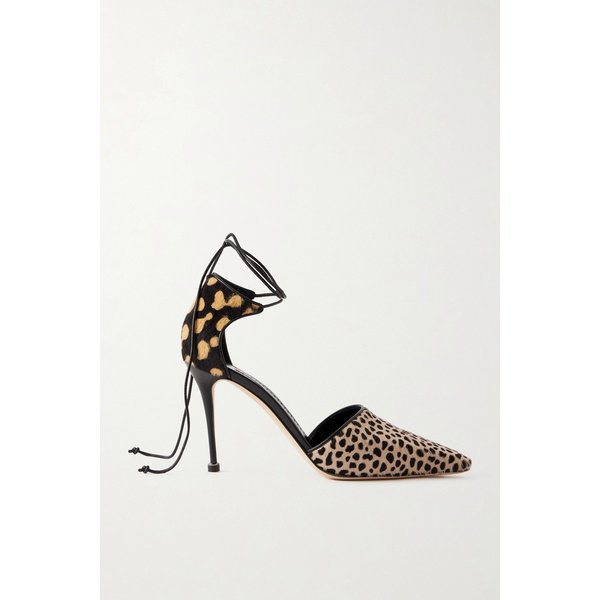 갬비스 90 카프 헤어 애니멀 프린트 펌프스 46376663162937242