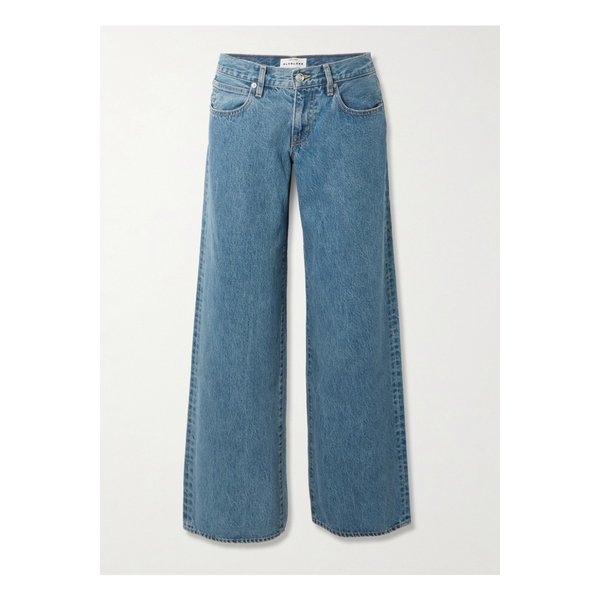 실버레이크 렉시 로우라이즈 와이드 진 다크 데님 46376663162873682