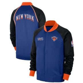 4430938 Nike Mens Blue New York Knicks 2023/24 City Edition Authentic Showtime Performance