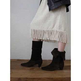 러프스와치 FOLDING WAY BOOTS_BROWN SUEDE