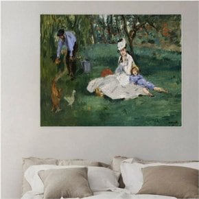 붙이는 BESPOKE 그림 인테리어 캔버스포스터 40x60 에두아르 마네 50 t...