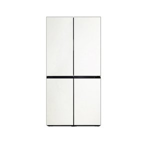 비스포크 냉장고 4도어 키친핏 615L UV탈취 코타 화이트 RF60DB9KF201 (IN)