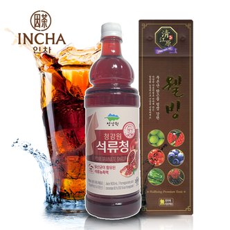 인차 석류 청 석류청 농축액 엑기스 900ml 2병 석류차 쥬스 주스 재료