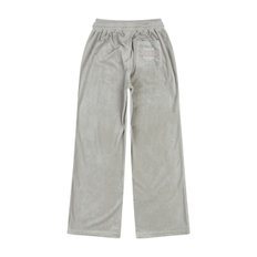 [골라] 남녀공용 LINE VELVET PANTS [GRAY]