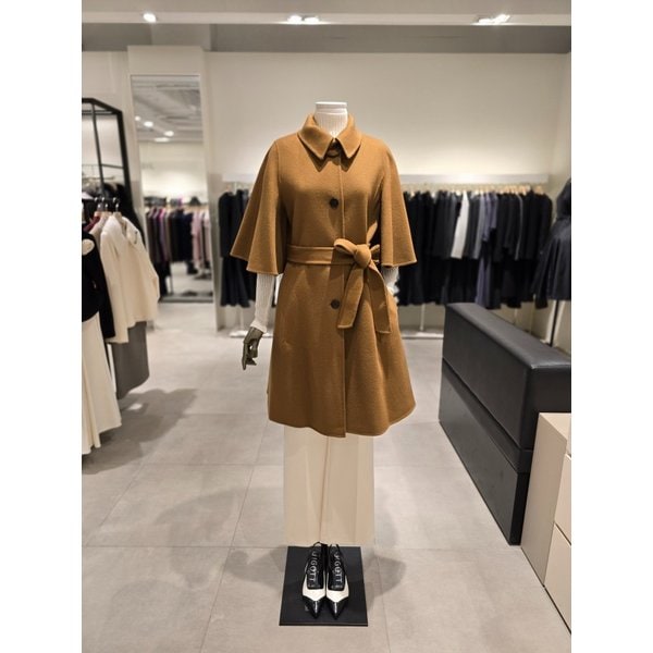 [파주점] 울 캐시미어 발마칸 케이프 핸드메이드 코트 JRAA0CTC93