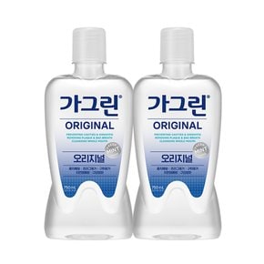 동아제약 가그린 오리지널 750ml x 2개 /구강청결제 가글