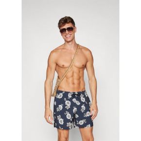 5124589 Hollister Co. GROUND FLORAL - Swimming shorts black beauty