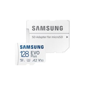 공식인증 정품 마이크로 SD카드 EVO PLUS 128GB+SD아답터/메모리카드