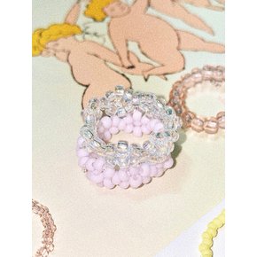 Bubble Flowers Beads Ring 비즈반지