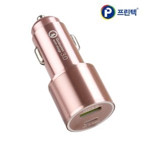 CC202P-RG 퀄컴3.0 차량용 고속충전기 2포트 PD