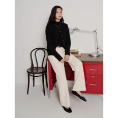 [Essential] 캐시미어 라운드넥 카디건  블랙 BF6X5AE045