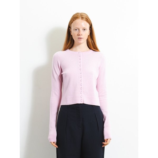 Buttoned cardigan_Pink Blush