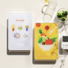 일러스트 에디션 주방 전자저울 초정밀 이유식 요리용