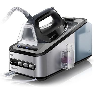 BRAUN 영국 브라운 스팀다리미 Braun Carestyle 7 IS7156 Pro Steam Generator Iron Auto ShutOff Remo