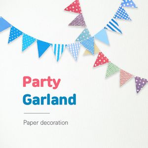 오너클랜 (가디언블루) 파티 가랜드 파티소품 이벤트소품