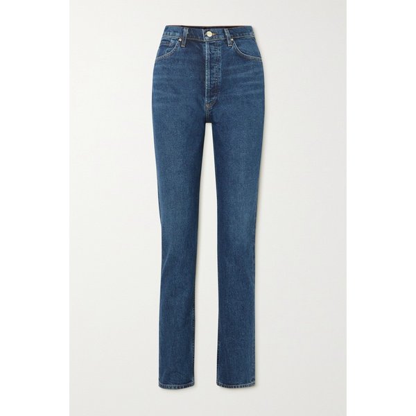 골드사인 Lawler High-rise Slim-leg Jeans 미드 데님 45666037504984602