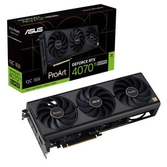 ASUS ProArt 지포스 RTX 4070 Ti SUPER O16G OC D6X 16GB [공인인증점]