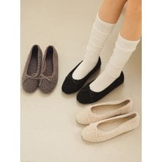 clo8934 Ribbon fur flat _ 3colors