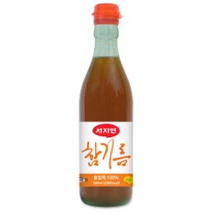 서지연 참기름 350ml /통참깨100% /저온압착유