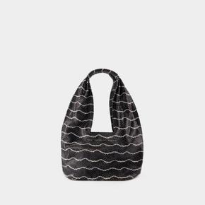 24FW 시라크 크로스백 Small Hobo Bag Black White Python printed