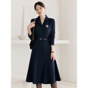 XXL까지 파오세르 벨트 플레어 원피스 겨울 하객룩 오피스룩 모임룩 격식룩 연말.._P409349407