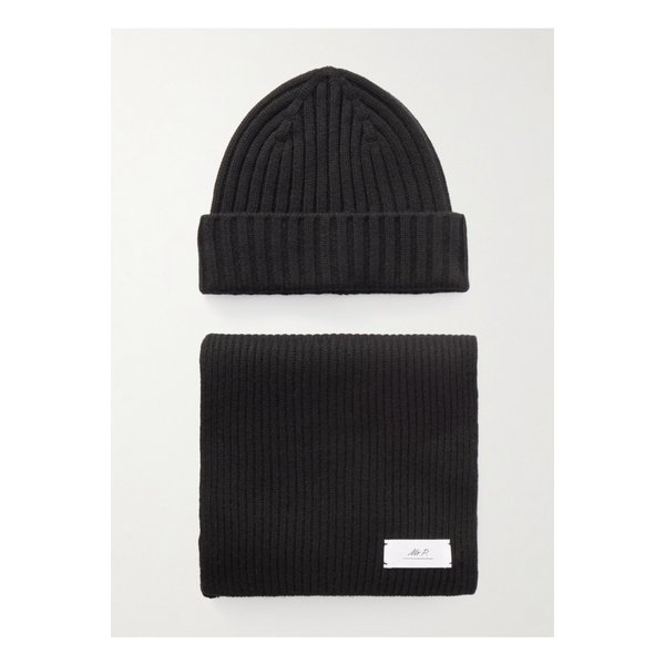 미스터 피 리브 캐시미어 비니 스카프 세트 46376663162919352