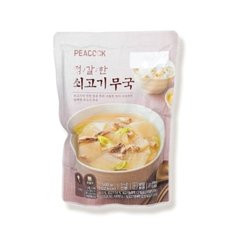 피코크 즉석탕 정갈한 쇠고기무국 500g X 5개(냉장)