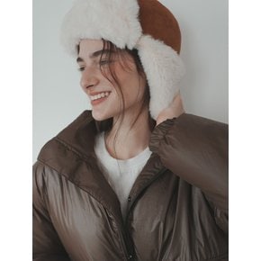 무스탕 트러커 햇_BROWN