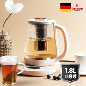 1.8L 대용량 전기 티포트 18가지 맞춤모드 무선 멀티 커피 티 차 포트 주전자