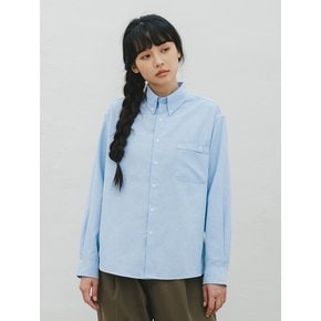 클래식 포켓 옥스포드 셔츠 BK8922_스카이블루