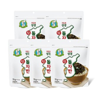  지도표성경 지도표 성경김 참돌자반 70g 5봉