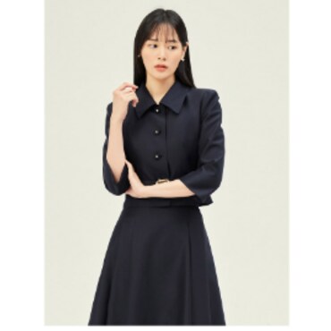 JJ지고트 슬림핏 싱글 크롭 재킷  GP7A0JK101