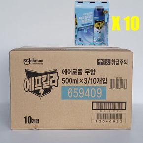 에프킬라 에어로졸 무향 500ml(3개입) 10개(1box)