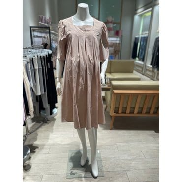 마더피아 시원하고 가벼운 소재의 스퀘어 네크라인 원피스 (ROP8046 )