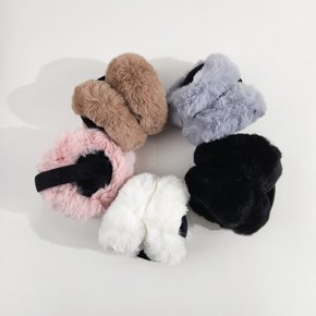 귀마개 Ear muff  부드러운 폴리 페이크퍼 폴더블 접이식 귀마개 3638