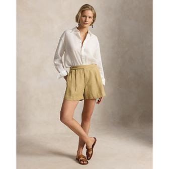 폴로 랄프 로렌 여성 플리츠 델라베 리넨 쇼트(WMPOSHONDL20117260)