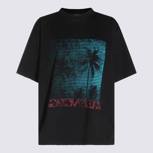 발렌시아가 남성 티셔츠 반바지 긴팔 FW26 A001VVTUVO81000