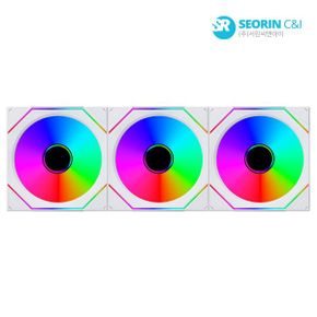 서린공식 리안리 UNI FAN SL-INF FLEX 120 화이트 3팩