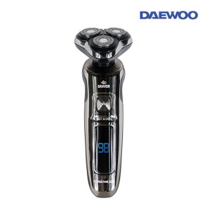 3WAY 360도 회전 충전식 디지털 건습식 전기면도기 IPX6 방수 팝업트리머