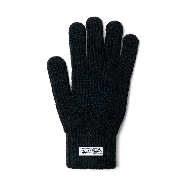 클래식 소프트 리브드 핑거홀 터치 숏 장갑_9color