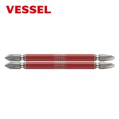 베셀 VESSEL GS142150 양두 고사이비트 십자 2x150mm(+) 2개입 양용 빨간비트 양두 엑스하드강