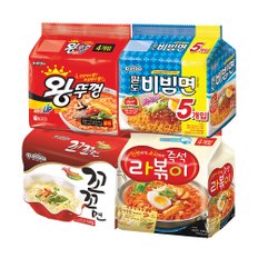 짜장면(4입)+비빔면(5입)+일품해물라면(5입)+진국 설렁탕면(4입)