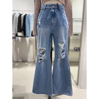 에고이스트 [여주점] 자수 포인트 부츠컷 데님 팬츠 ES2ODP51