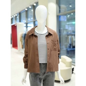 올리브데올리브 [여주점] 여성 스트라이프 나시 세트 백 슬릿 블라우스 YW5AB413