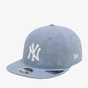 MLB 뉴욕 양키스 데님 베이직 9FIFTY 레트로 크라운 스트랩백 15131622