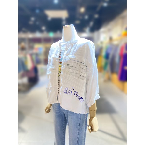 [여주점] 니트 블록 스트링 반팔 점퍼 (BAJP65531)