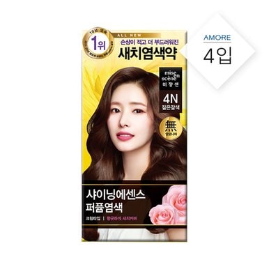 샤이닝에센스 4N짙은갈색 50G 4개