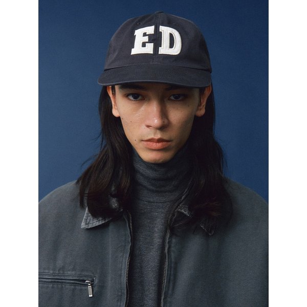 E D 6panel cap (dark gray)